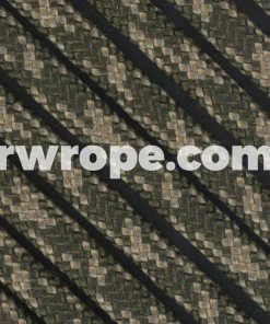 E. L. Wood Braiding Co. Paracord 550 - Olive Drab Tan Camo #104