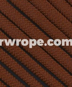 E. L. Wood Braiding Co. 650 Paracord Flat Coreless - Chocolate #11