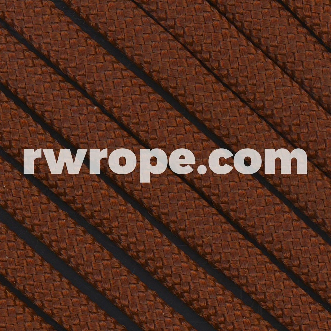 E. L. Wood Braiding Co. 650 Paracord Flat Coreless - Chocolate #11 1 E. L. Wood Braiding Co. 650 Paracord Flat Coreless - Chocolate #11