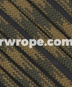 E. L. Wood Braiding Co. Paracord 550 - Coyote Brown / Olive Drab #119