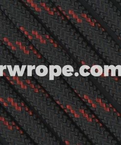 E. L. Wood Braiding Co. Paracord 550 -Thin Red Line #140