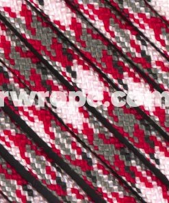 E. L. Wood Braiding Co. Paracord 550 - Red Camo #159
