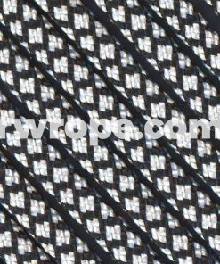 E. L. Wood Braiding Co. 95 Paracord Type 1 - Silver Diamonds #167