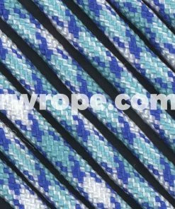 E. L. Wood Braiding Co. Paracord 550 - Blue Shock #189