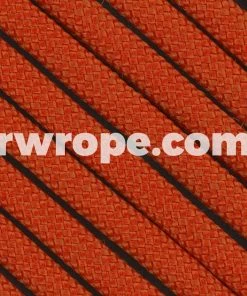 E. L. Wood Braiding Co. 650 Paracord Flat Coreless - Orange #23