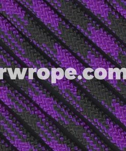 E. L. Wood Braiding Co. Paracord 550 - Barney Goes Brite Goth #241