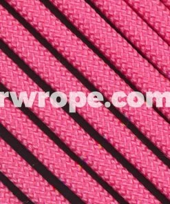 E. L. Wood Braiding Co. 650 Paracord Flat Coreless - Rose Pink #25
