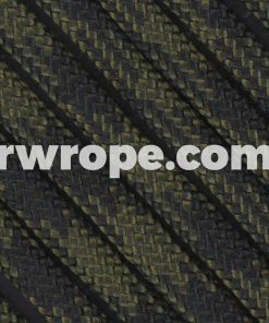 E. L. Wood Braiding Co. Paracord 550 - Camo Dark Camo #257