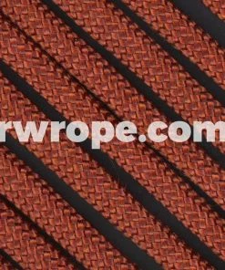 E. L. Wood Braiding Co. 650 Paracord Flat Coreless - Rust #26