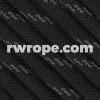 E. L. Wood Braiding Co. Paracord 550 - Black With Reflective Fleck #2R