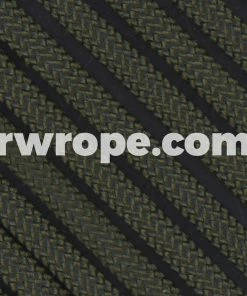 E. L. Wood Braiding Co. Paracord 750 Oversized - Olive Drab # 3