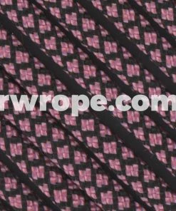 E. L. Wood Braiding Co. Paracord 550 - Rose Pink Diamonds #326