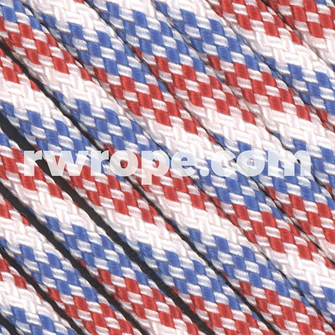E. L. Wood Braiding Co. Paracord 550 - Red / White / Blue #35 1 E. L. Wood Braiding Co. Paracord 550 - Red / White / Blue #35