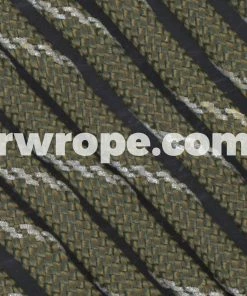 E. L. Wood Braiding Co. Paracord 550 - Olive Drab With Reflective Fleck #3R