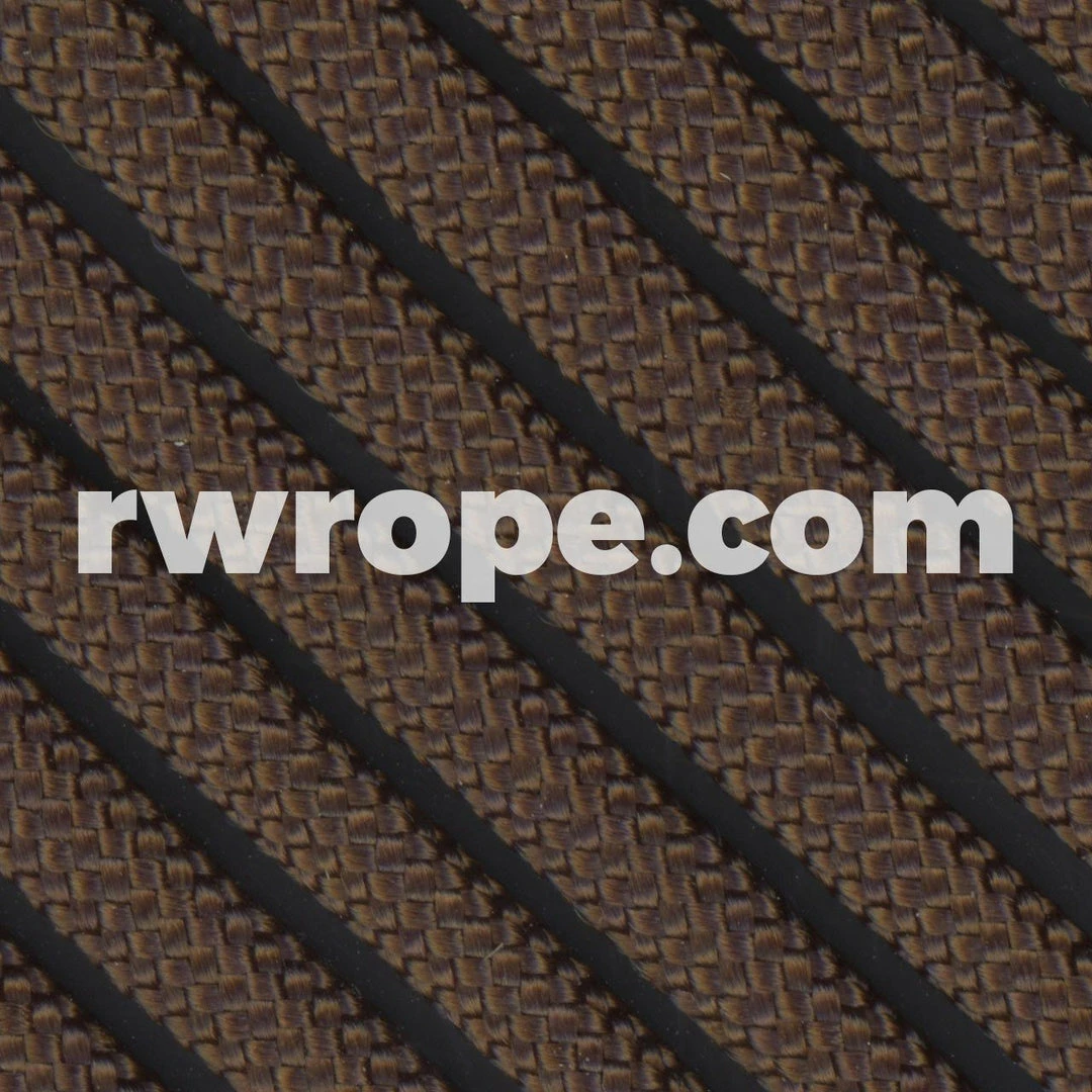 E. L. Wood Braiding Co. Paracord 550 - Dark Brown #42 1 E. L. Wood Braiding Co. Paracord 550 - Dark Brown #42