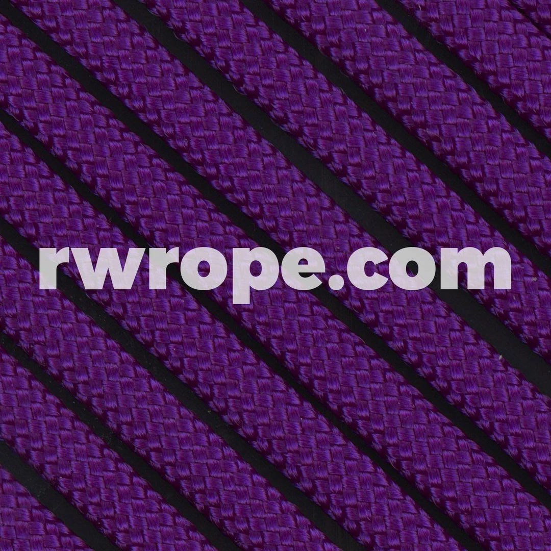 E. L. Wood Braiding Co. 650 Paracord Flat Coreless - Neon Purple #44 1 E. L. Wood Braiding Co. 650 Paracord Flat Coreless - Neon Purple #44