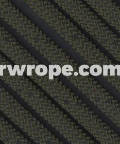 E. L. Wood Braiding Co. Paracord 550 - Olive Drab With Black Flecks #50