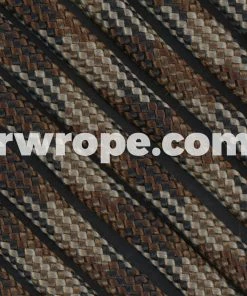 E. L. Wood Braiding Co. Paracord 550 - Brown Camo #62