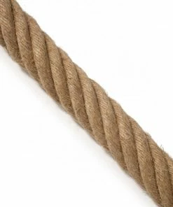 Langman Ropes Six Strand Hemp Rope 33mm - Natural Fiber Climbing Rope