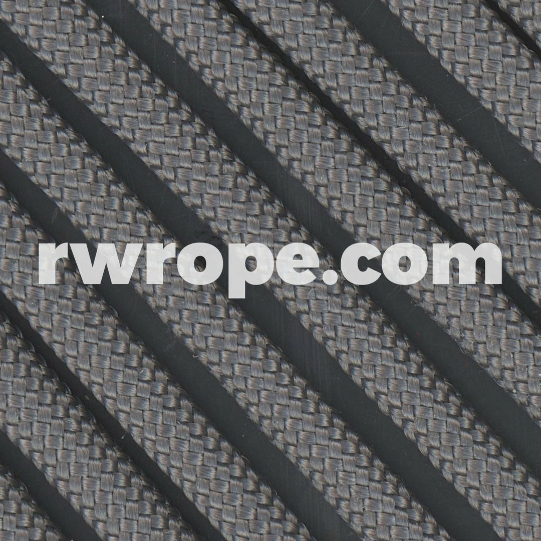 E. L. Wood Braiding Co. 650 Paracord Flat Coreless - Charcoal #9 1 E. L. Wood Braiding Co. 650 Paracord Flat Coreless - Charcoal #9
