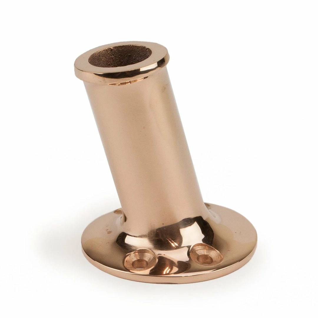 Davey & Company LTD Flagstaff Flag Socket - Bronze, Raked 1 Davey & Company LTD Flagstaff Flag Socket - Bronze, Raked