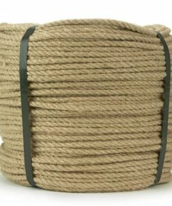 Langman Ropes Hemp Rope - Natural Hemp, Three Strand Construction
