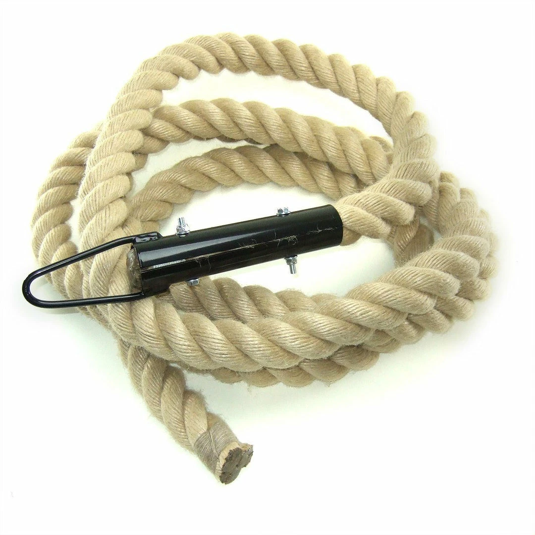 R&W Rope Prespliced Rope Products Hempex Climbing Rope With End-Clamp, 1 1/2" X 15' 1 R&W Rope Prespliced Rope Products Hempex Climbing Rope With End-Clamp, 1 1/2" X 15'