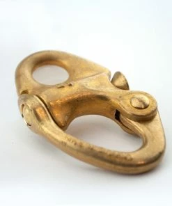 Davey & Company LTD Davey & Company Brass Snap Shackle - Fixed Eye