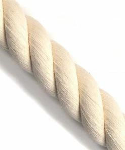 Langman Ropes 100% Cotton 4-Strand Rope, White